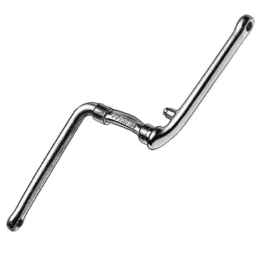 Produktbild von BMX-Kurbel Stahl 'One Piece Crank', 170mm, Hi-Ten, silber (1 Set)