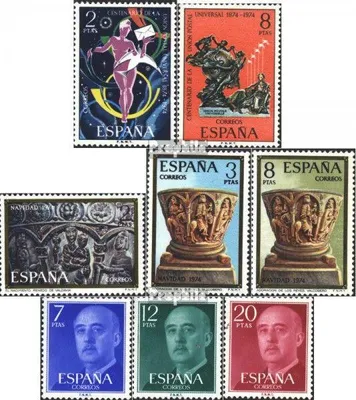 Produktbild von Briefmarken Spanien 1974 Mi 2106-2107,2112-2114, 2120-2122 (kompl.Ausg.) postfrisch Sondermarken