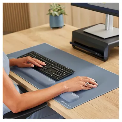 Image de Fellowes 100142567 Fellowes Tastatur-Handgelenkauflage Breyta 6x18cm blau