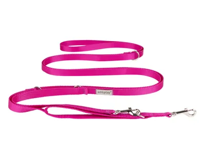 Produktbild von Verstellbare Hundeleine 8 in 1 SAMBA, Rosa S, Rosa S Amiplay