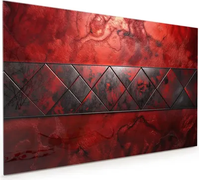 Produktbild von Küchenrückwand Spritzschutz Glas mit Motiv Dunkle Muster Wand 40 x 40 cm