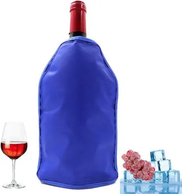 Productafbeelding van Wijnkoeler voor flessen - Koninklijk blauw