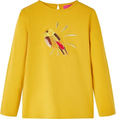 Produktbild von Möbel Kinder-Langarmshirt Dunkles Ocker 104 - Langarmshirts &15112