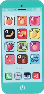 Immagine prodotto di Giocattolo telefono per bambini, modello colorato, touchscreen educativo, simulato per l'apprendimento precoce, plastica sicura