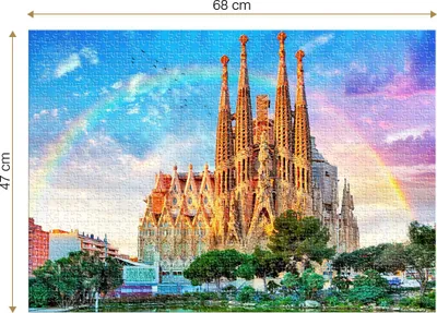 Produktbild von Roovi Puzzle Sagrada Familia Barcelona Spanien - 1000 Teile