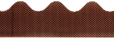 Produktbild von Fassadenprofile Traufenbelüftungsprofil wellenförmig, 105cm, PVC Braun, für Wellplattenprofil 6 geeignet, optimale Fassaden- & Dachbelüftung