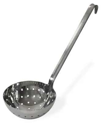 Perforierter Kochlöffel 16 cm, Edelstahl 18/10, kurz