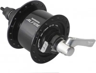 Produktbild von SHIMANO EDHS501ALG Alfine Vorderrad-Nabendynamo Alfine DH-S501, Centerlock, 3 Watt, 100 mm, 36 Loch, schwarz