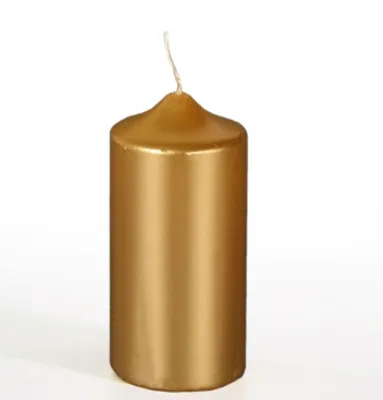Obrázok produktu pre PAPSTAR  13668 PAPSTAR Weihnachts-Stumpenkerze, 60 mm, gold
