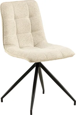 Produktbild von Smuk Bouclé Esszimmerstuhl Montana Creme