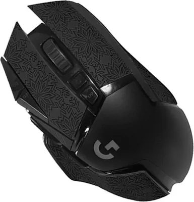 Immagine prodotto di INF Adesivi per mouse con presa migliorata per Logitech G502 - Nero