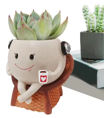 Obrázek produktu pro Moderní květináč pro sukulenty a kaktusy