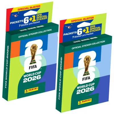 Produktbild von Fifa World Cup 2026 Sticker - WM Sammelsticker - 2 Blister