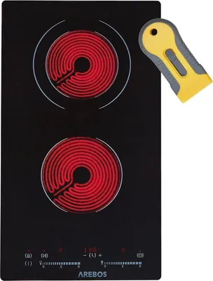 Productafbeelding van Glaskeramische inductiekookplaat, 3000 W – 2 kookzones – 30 cm – Sensortouchbediening – Kinderbeveiliging – Oververhittingsbeveiliging