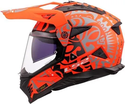 Produktbild von Ls2 Mx702 Pioneer Ii Rangi Integralhelm Orange 2XL Orange 2XL