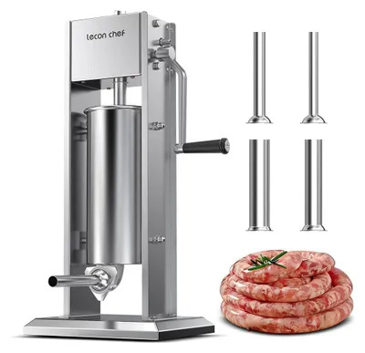Wurstfüllmaschine 5L, Edelstahl, Handbetrieb