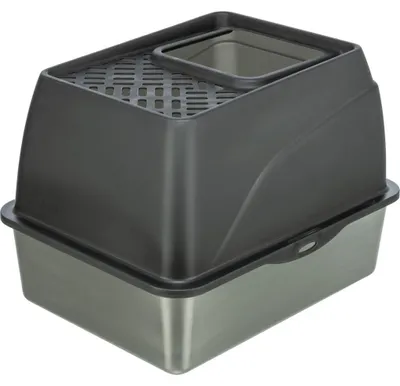 Produktbild von TRIXIE Edelstahltoilette Niro Hop-In - 40 × 39 × 52 cm