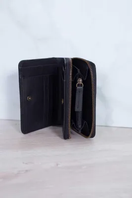 Image de TIMBERLAND Portefeuille zippé noir pour femme