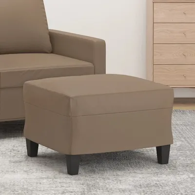 Produktbild von Fußhocker Cappuccino-Braun 60x50x41 cm Kunstleder - Fußhocker CC21114