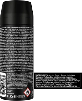 Produktbild von AXE Black, Männer, Deodorant, Spray-Deodorant, Spray, 150 ml, 48 h