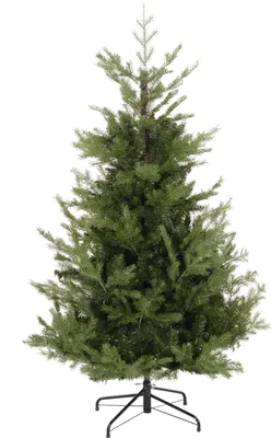 Produktbild von Realistische Kunsttanne Weihnachtsbaum 150cm Grün Schnellaufbau Kunststoff
