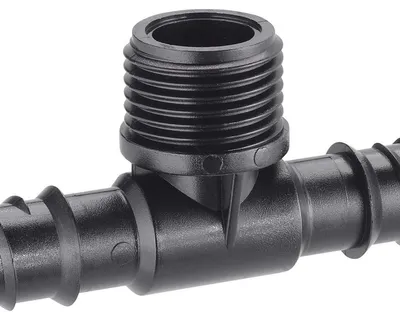 Immagine prodotto di Claber Raccordo 3 Vie Filetto 1/2" per Microirrigatori Colibrì - 2 Pezzi