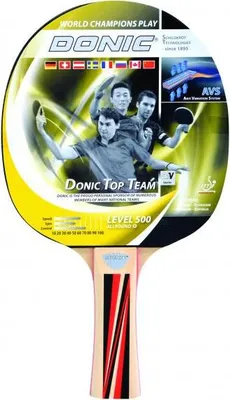 Produktbild von Donic-Schildkröt Tischtennis-Schläger TOP TEAMS 500 AVS-Griff konkav