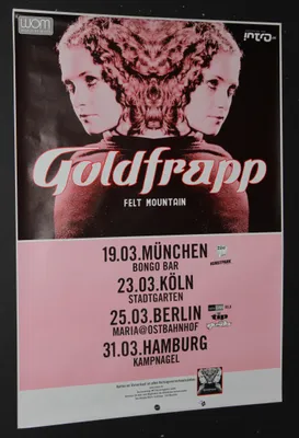 Produktbild von Goldfrapp - Konzertplakat für die Deutschlandtournee 2001 - Plakat - 59x84 cm