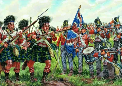 Image de Italeri 1:72 Britische & Schottische Infanterie