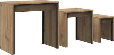 Obrázek produktu pro vidaXL Konferenční stolek 3 ks Artisan dubové dřevo materiál