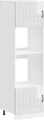 Produktbild von （Saisonschlussverkauf）Herdumbauschränke (2pcs）- modernen Design - Küchenschrank, Hochschrank - Lucca Hochglanz-Weiß Holzwerkstoff - Küchenschränke NeuMöbel42960