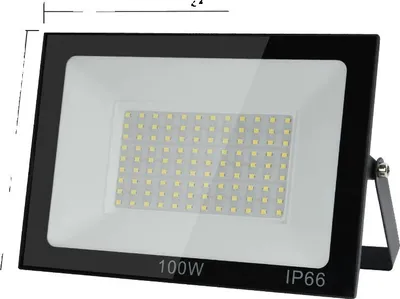 Produktbild von LED-Flutlicht, wasserdicht, Weitwinkelbeleuchtung, 100W 2PCS B, Kaltweiß (5500-7000K)
