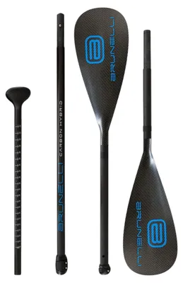 Obrázok produktu pre BRUNELLI CARBON – Kajak, pádlom Dual Tech 2-v-1, SUP pádlom, 4-dielne, proti skrúteniu – veľkosť: karbónová hybridná