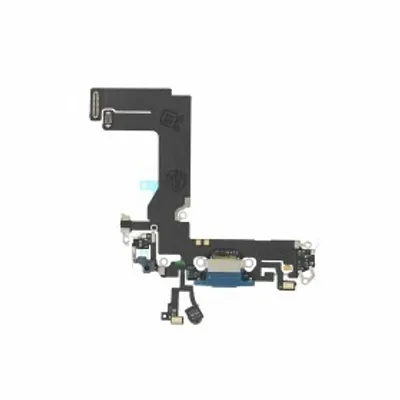 Produktbild von Ladebuchse für iPhone 13 Mini Blau Dock Connector Flex