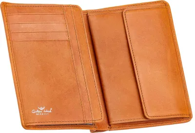 Produktbild von Golden Head Como Billfold coin wallet Kombischeintasche Herren Cognac