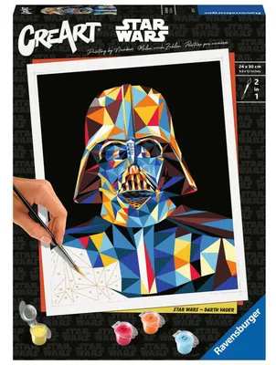 Zdjęcie produktu dla Ravensburger CreArt - Malowanie według numerów 23731 - Star Wars - Darth Vader - od 12 lat 23731