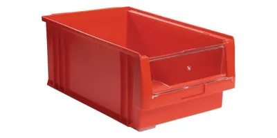 Produktbild von LA-KA-PE Sichtlagerkasten PLK 1 B315xT500xH200 mm rot