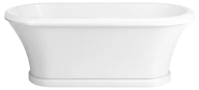 Immagine prodotto di Casa Padrino Vasca da bagno liberty bianca 170 cm - Vasca da bagno freestanding in stile retrò