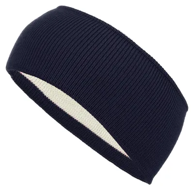 Produktbild von modAS Uni Stirnband Winter Headband – Kopfband für Damen und Herren Ohrenwärmer aus Wolle in Blau