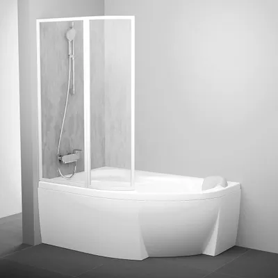 Zdjęcie produktu dla Parawan nawannowy RAVAK Supernova VSK2 Rosa 140 L przezroczysty 76L70100Z1