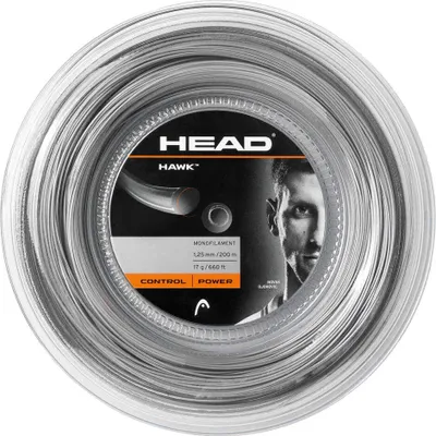 Obrázok produktu pre HEAD Hawk Rolle, Tenis, Monovlákno, 200 m, 1,25 mm, Šedá