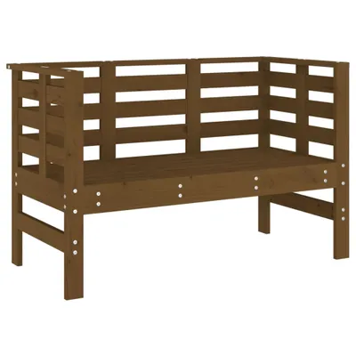 Obrázek produktu pro vidaXL Zahradní lavice medově hnědá 111,5x53x71 cm z masivního borovicového dřeva