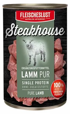 Obrázek produktu pro Fleischeslust 85004a, Dospělý jedinec, Jakékoli plemeno, Jehněcí, 800 g