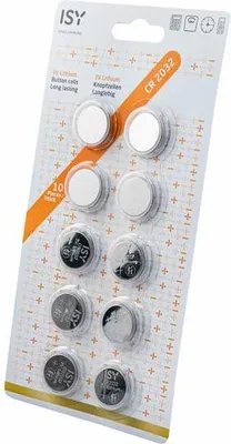 Obrázok produktu pre Batérie ISY CR2032 10 ks IBA-3032