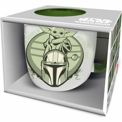 Zdjęcie produktu dla Kubek Elite Mandalorian i Grogu 380 ml