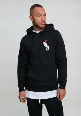 Produktbild von Mister Tee Hoodie Hand Rose Hoody Black-XS