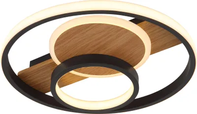 Produktbild von Globo Lighting Deckenleuchte Metall holzoptik, LED
