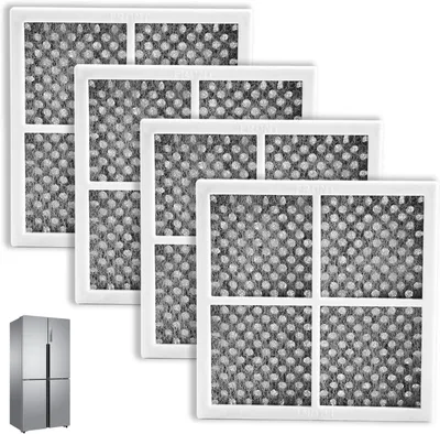 Produktbild von 4 Stš¹ck LG - LT120F Luftfilter fš¹r Kš¹hlschrank, Aktivkohlefilter Ersatz, Kš¹hlschrank Luftfilter, LG Pure Fresh Filter fš¹r ADQ73214405, ADQ73214404, ADQ73214408, LFX31925SW, LFX31925SB