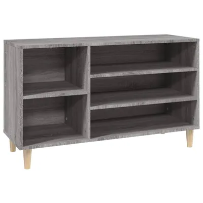 Produktbild von vidaXL Schuhregal Grau Sonoma 102x36x60 cm Holzwerkstoff
