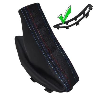 Produktbild von BMW X3 E83 2004-2010 Handbremsmanschette Handbremssack + Rahmen Leder Naht /M/